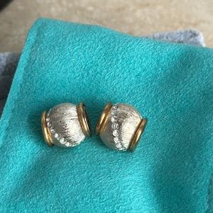 Brighton Vintage Retired Silver & Gold Beads (Bundle of 2) Super Shiny